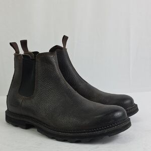 Sorel Madson Brown Leather Chelsea Waterproof Men's Boots.
